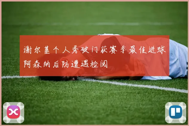 谢尔基个人秀破门获赛季最佳进球阿森纳后防遭遇检阅
